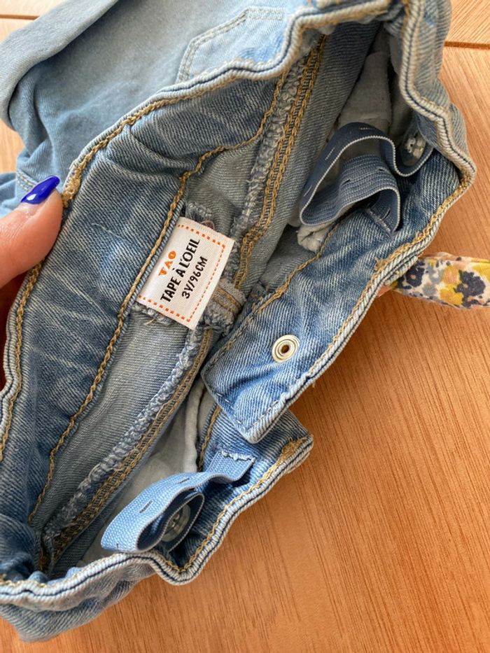 Short en jean bleu clair TAO - photo numéro 6