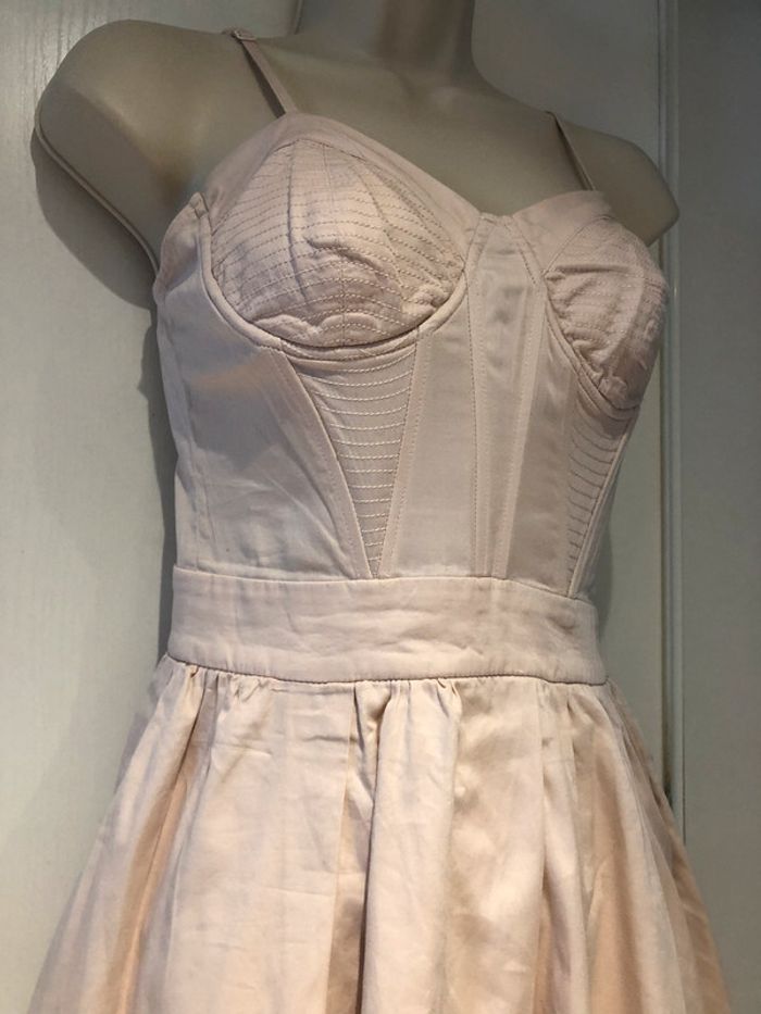Robe rose poudré Naf-Naf taille 34 style vintage - photo numéro 19