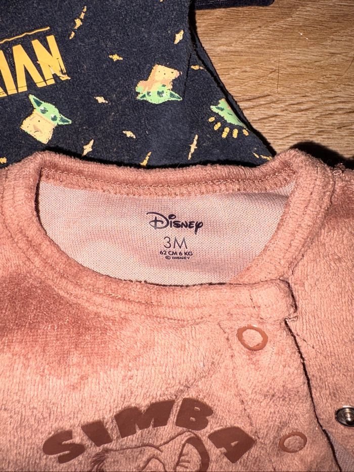 Lot de 5 pyjamas bébé – 3 mois - photo numéro 3