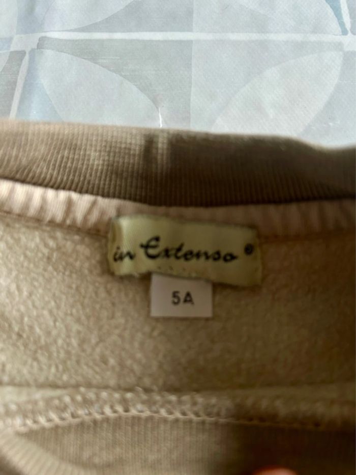 Sweat garçon -5 ans -In Extenso - en très bon état - photo numéro 3