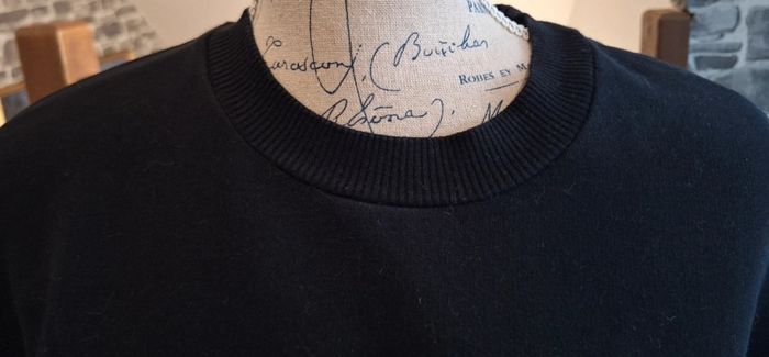 Pull noir avec un grand imprimé bambi - photo numéro 3