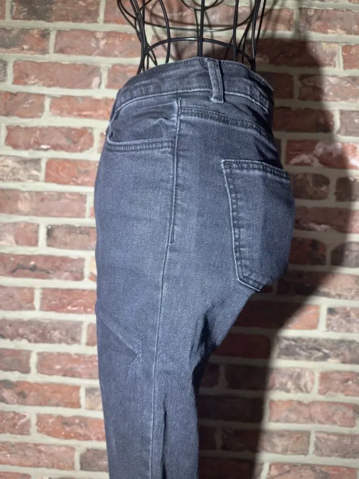 Jeans skinny noir taille haute Kiabi Taille XS/34 - photo numéro 7