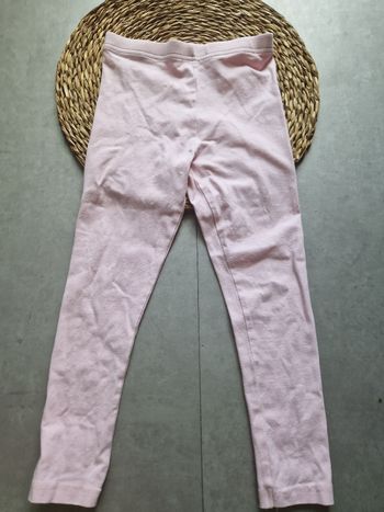 Legging rose pâle