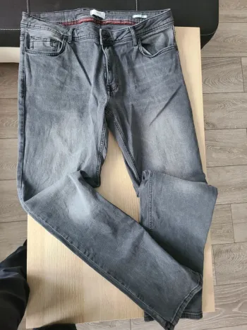Jeans noir effet délavé Jules taille 46