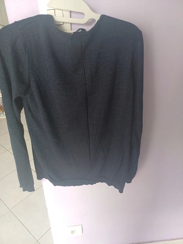 Pull femme col en V taille L - photo numéro 5