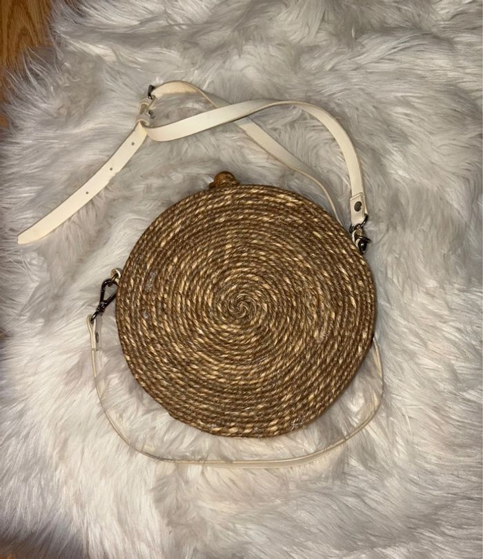 Sac en osier et coquillages Zara - photo numéro 7