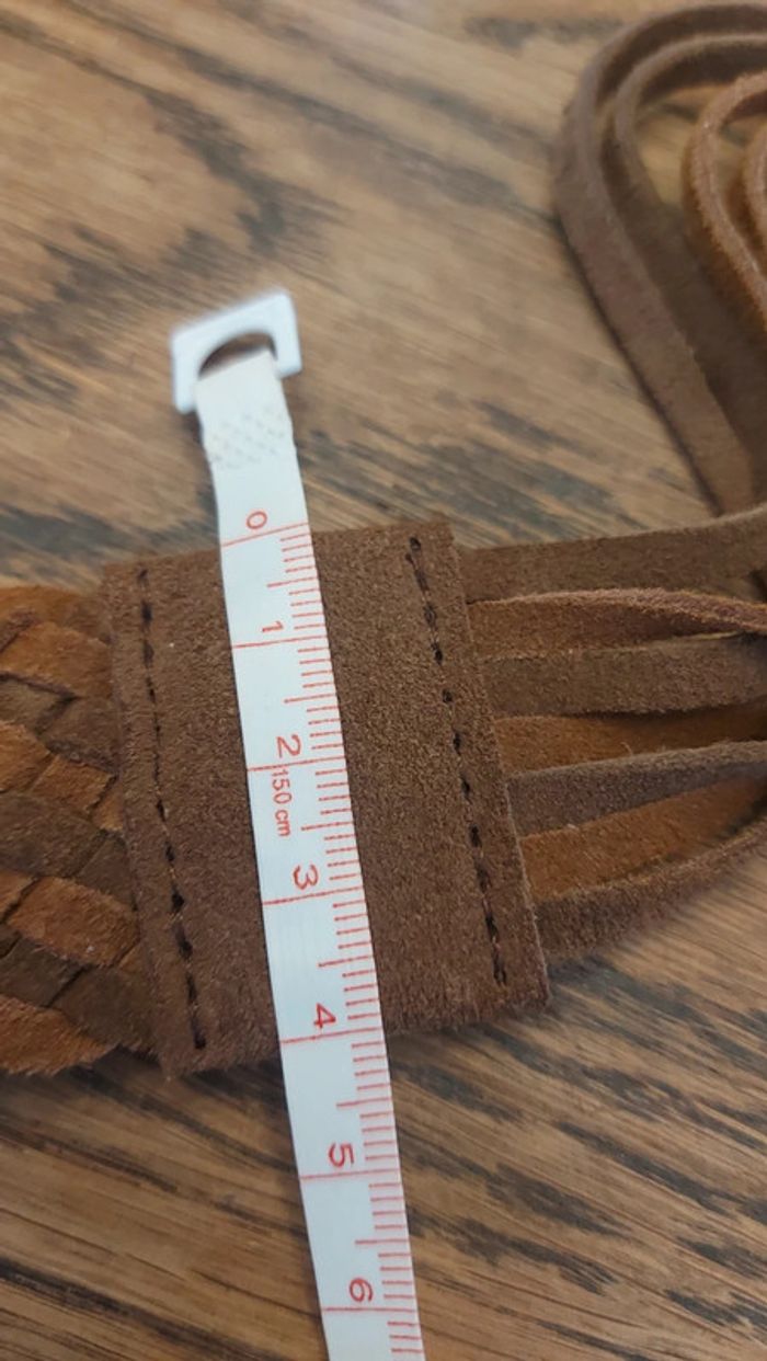 Ceinture tressée Naf Naf cuir taille 3 (85cm) - photo numéro 20