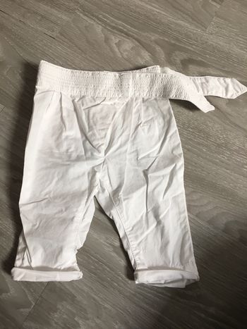 Pantalon blanc ete