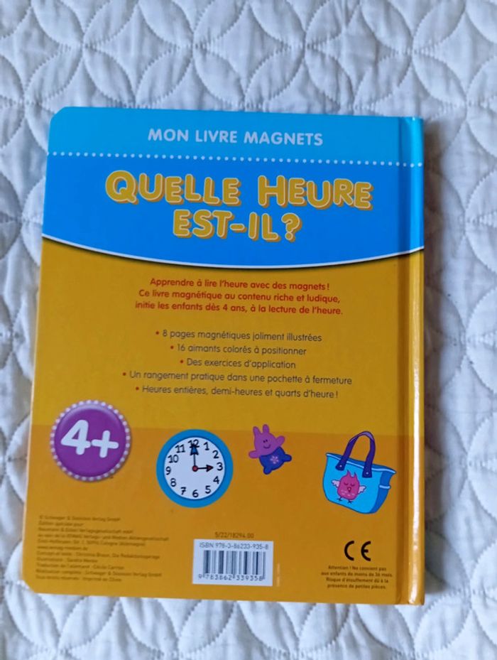 Livre magnet quelle heure est il ? - photo numéro 3