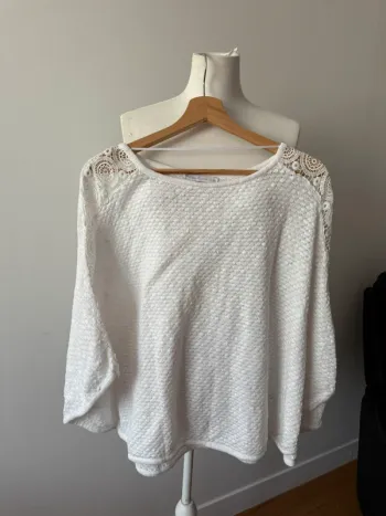Joli haut broderie XL/42