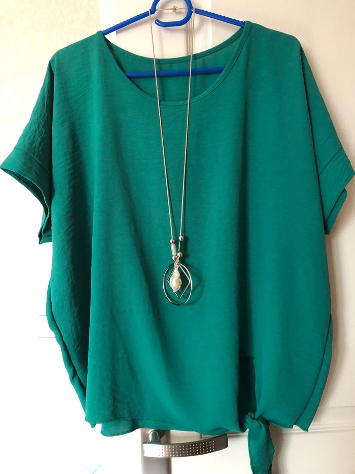 Blouse avec collier