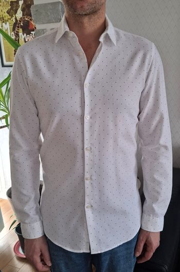 chemise ZARA blanche