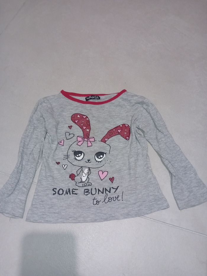 Manches longues bunny 23 mois