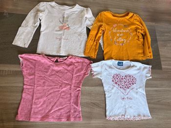 Lot de t-shirts fille