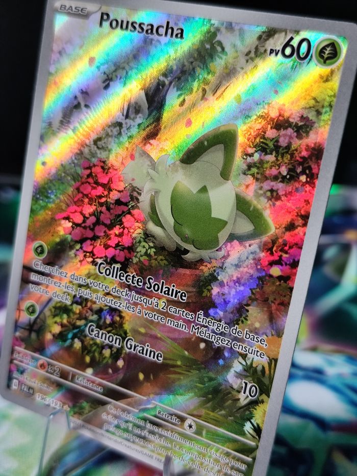 Carte pokémon neuve 🇨🇵 Poussacha 196/193 Évolution à Paldéa - photo numéro 3