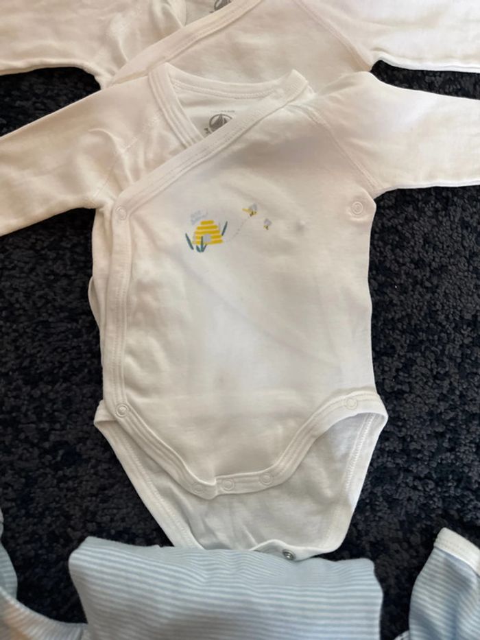 Body manches longues petit bateau bébé fille / garçon - photo numéro 4