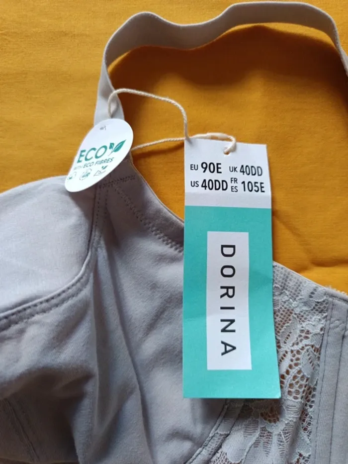Superbe soutien gorge Dorina en organic coton t.105 E - photo numéro 3