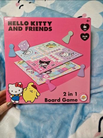 Jeu de société 2 en 1 Hello Kitty et kuromi et leurs autres amis sanrio
