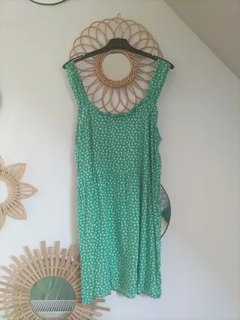 Robe verte coeur