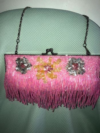 🌼Sac à main sequins et perles🙂