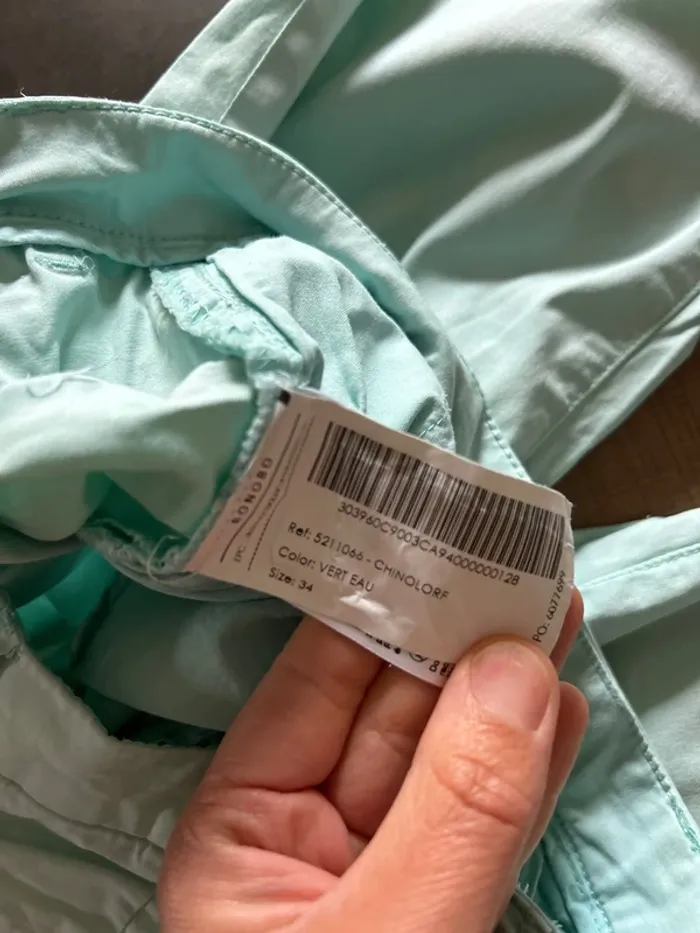 Pantalon chino femme, bonobo taille 34 - photo numéro 3