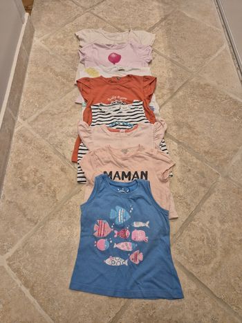 Lot de 8 t-shirts manches courtes