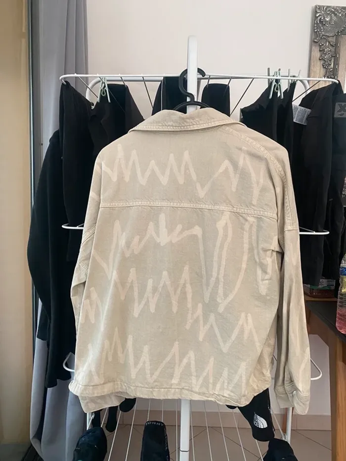 Ensemble veste + jean Zara vert d’eau - photo numéro 2