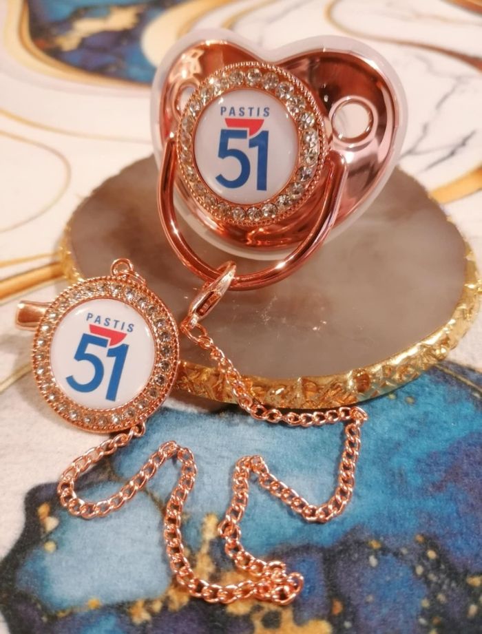 Tétine rose gold pastis 51 - photo numéro 2