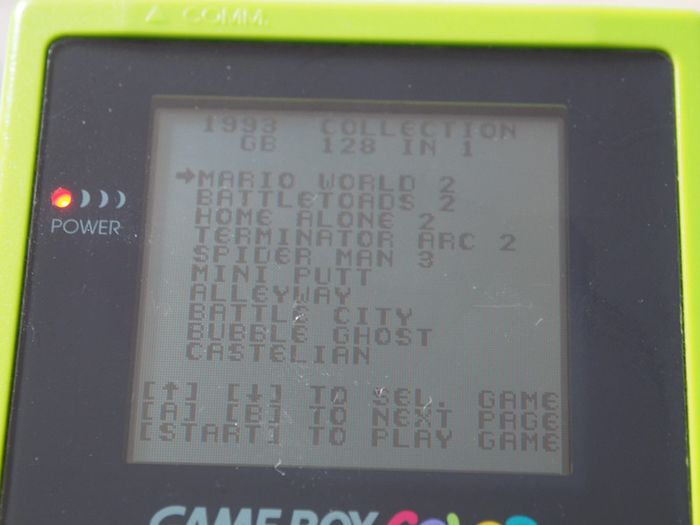 Game Boy Super 128 in 1 - photo numéro 2
