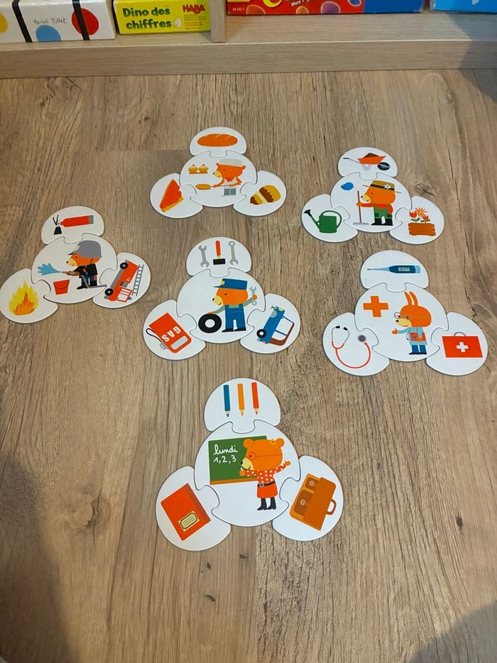 Puzzle trio Métiers - photo numéro 3