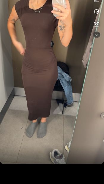 Robe longue moulante