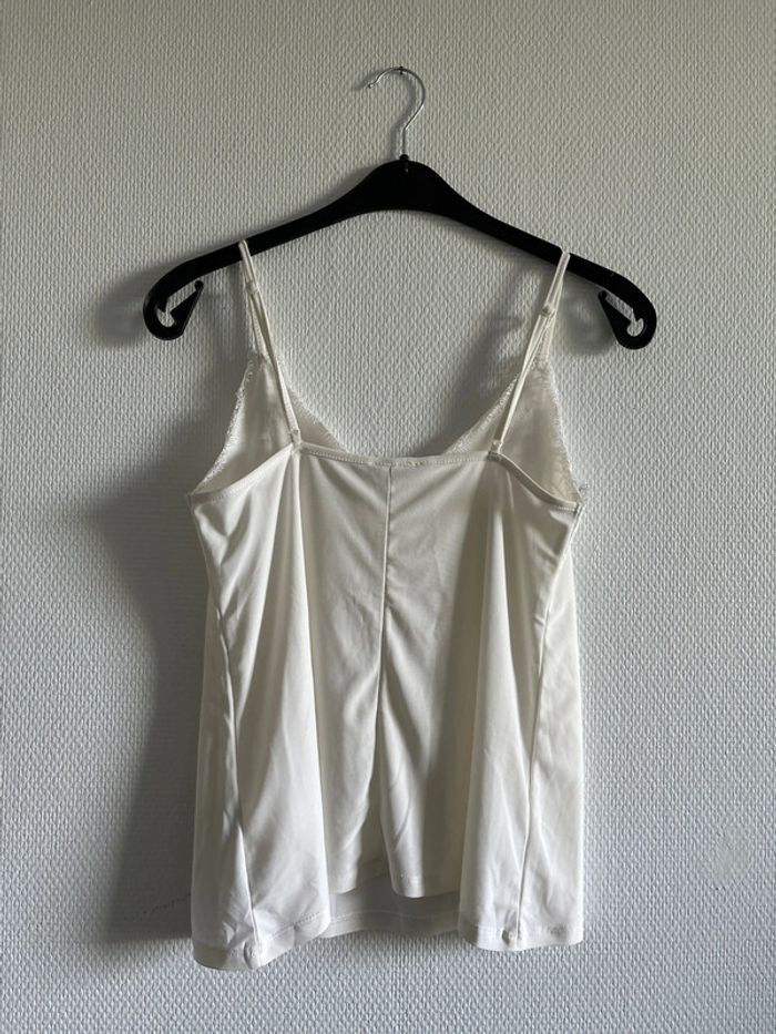 Débardeur fluide dentelle blanc - photo numéro 5