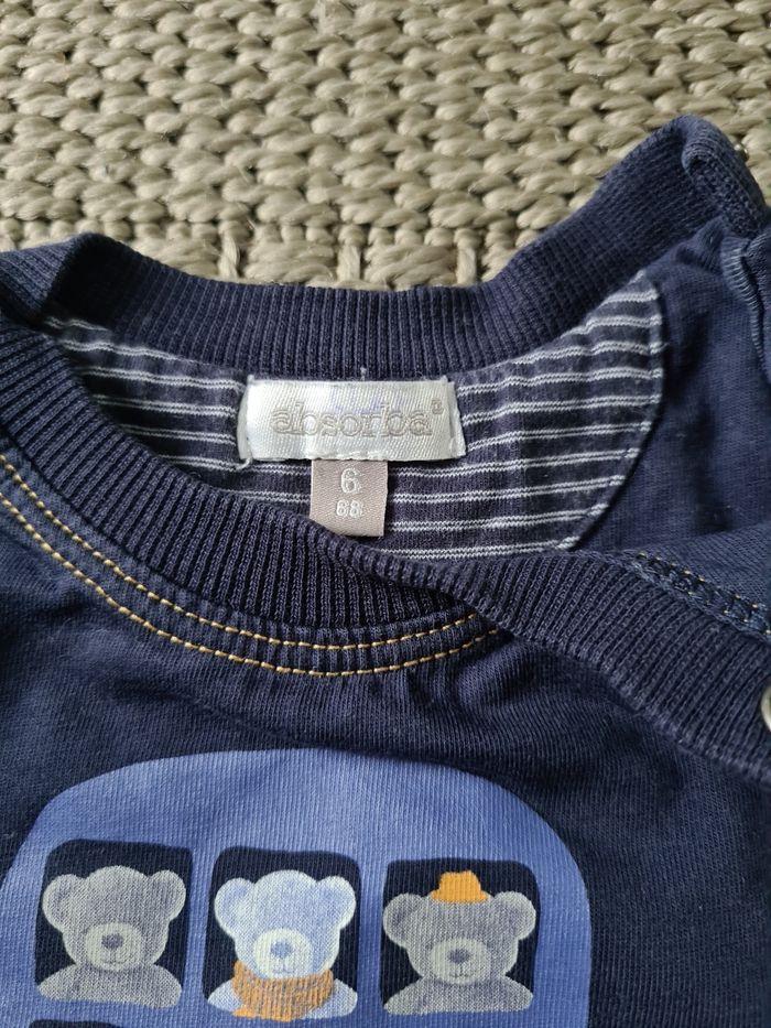 T-shirt doublé "bus ourson" - 6 mois - photo numéro 6