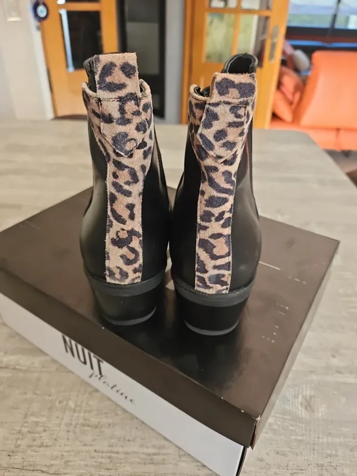 Bottines Hélène Rouge - photo numéro 3