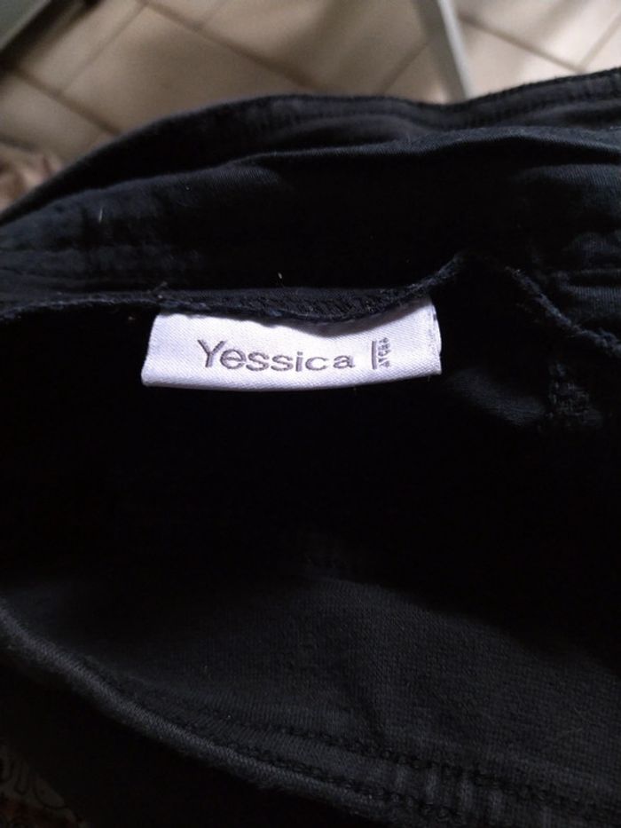 Pantalon de grossesse en toile noir. Taille 38 - photo numéro 6