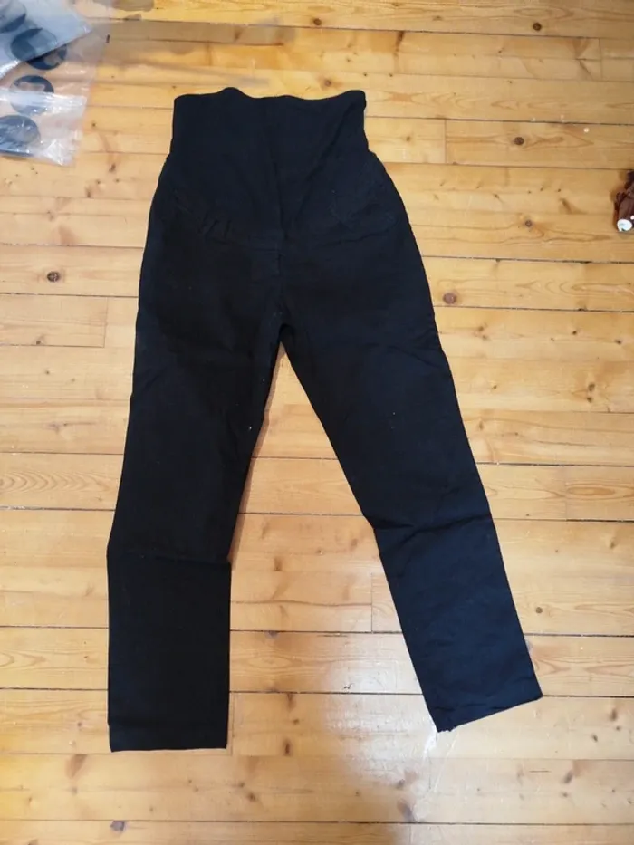 Pantalon léger de grossesse "chino" noir