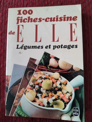 Livre de recettes "Légumes et potages" 100 fiches cuisine de ELLE