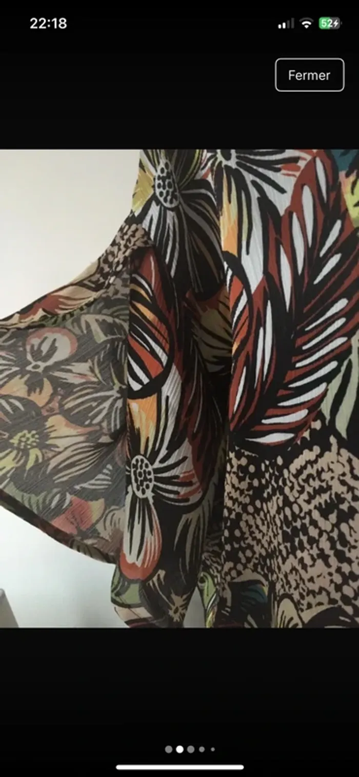 Magnifique blouse en 42/44 de la boutique Christine Laure en excellent état - photo numéro 3