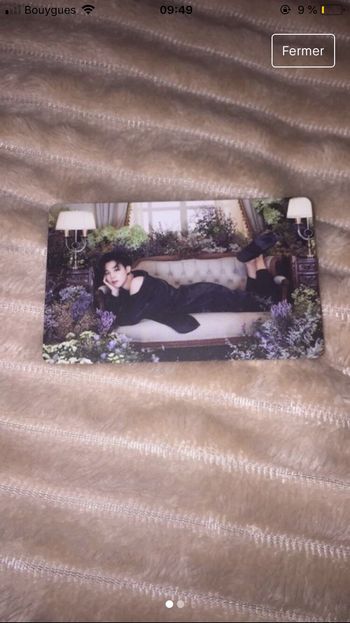 photocard bts jimin