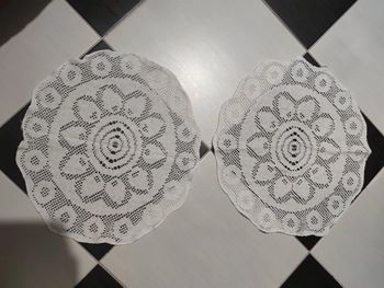 Lot de 2 napperons crochet