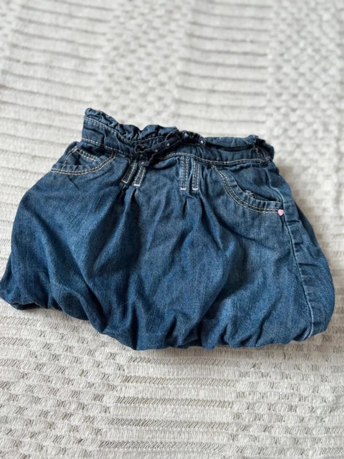 Jupe en jean fille 12 mois Obaibi