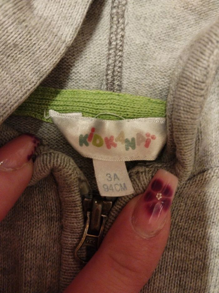 Veste zippée kid kanaï 🧸 - photo numéro 4