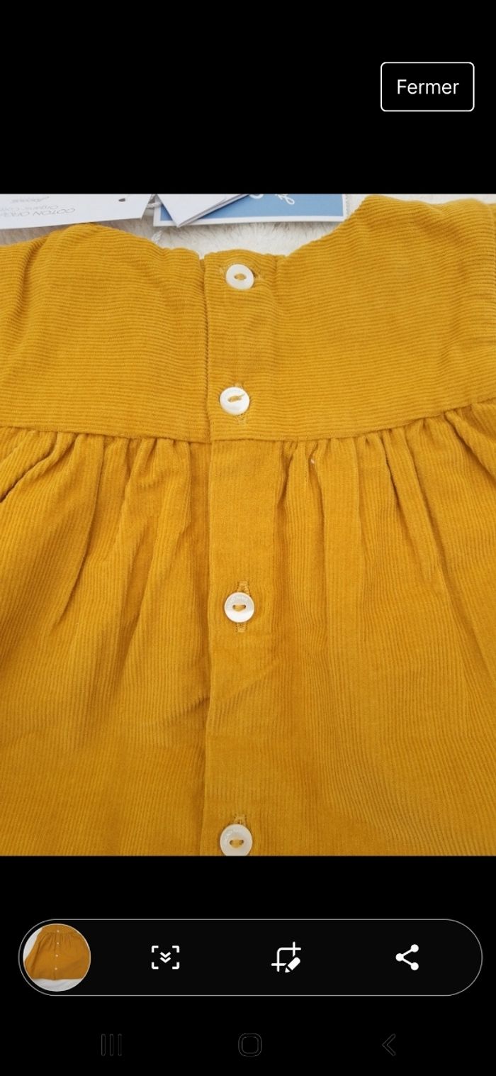 robe jaune moutarde jacadi - photo numéro 4