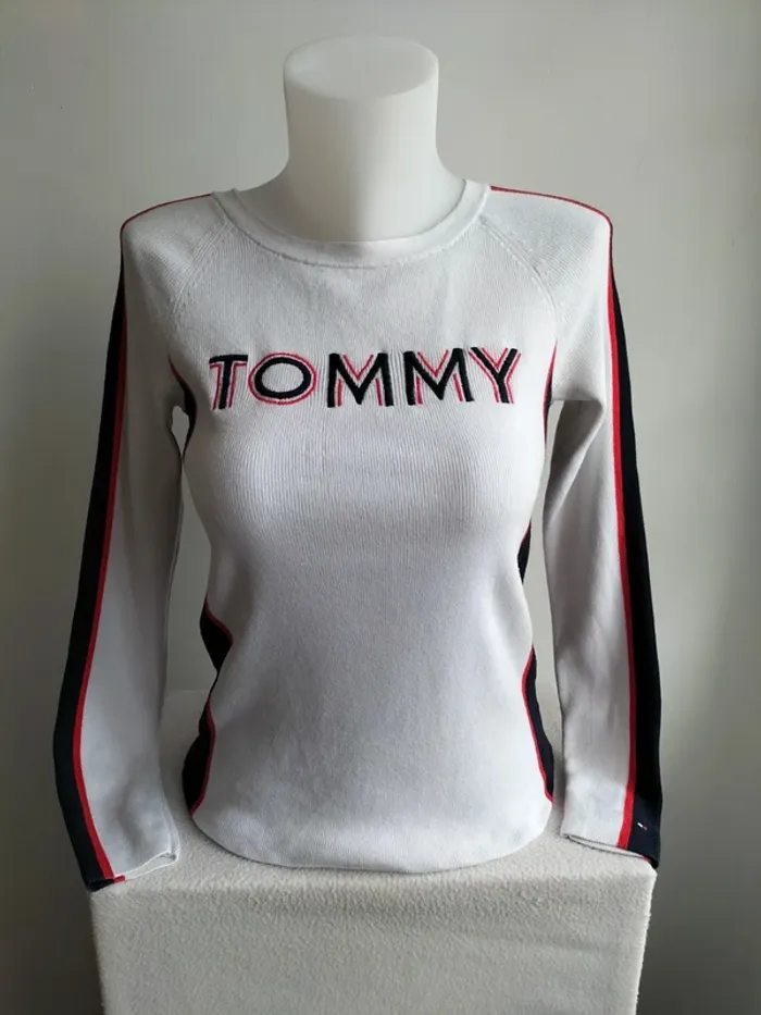 Pull Femmes 100% Coton - Tommy Hilfiger - Taille XS