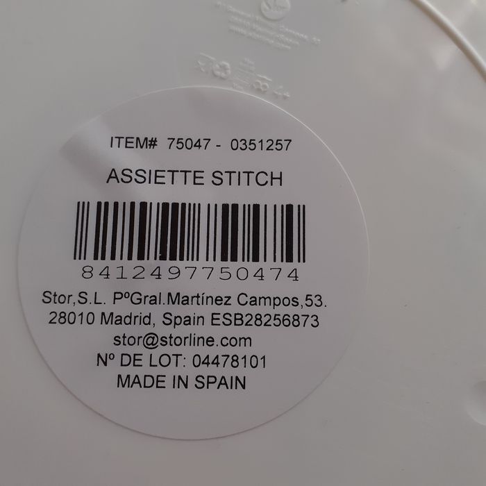 Stitch: Assiette & Bol /Enfant *plastique micro-ondable - photo numéro 7