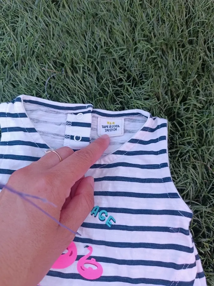 tee-shirts manches courtes 3 mois - photo numéro 2