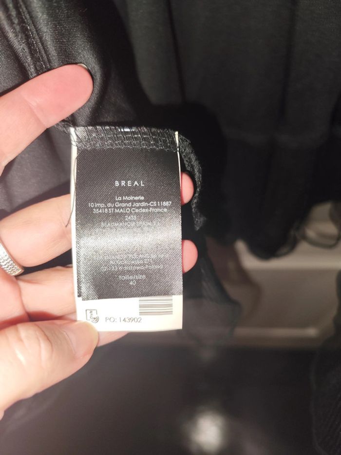 Robe Bréal noir sequins T40 - photo numéro 8