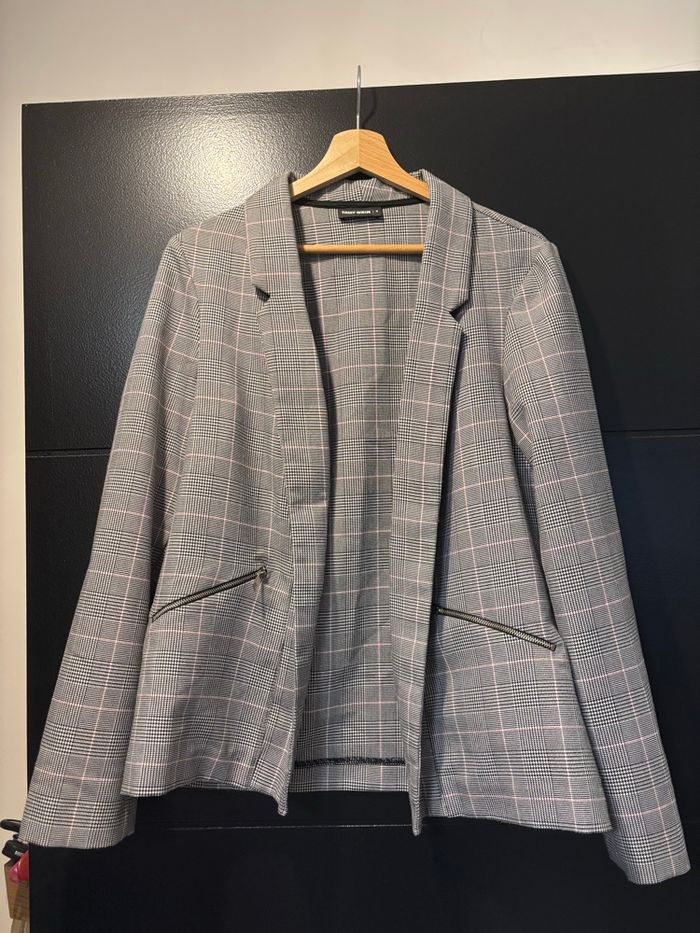 Blazer rayé gris - photo numéro 2