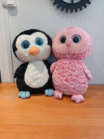 Lot 2 grande peluches TY