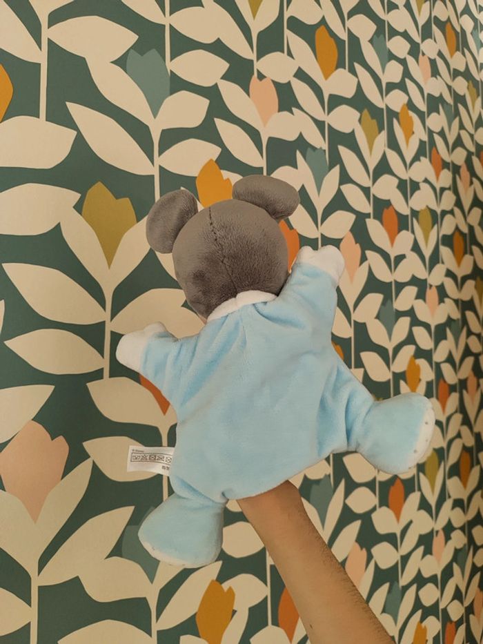 Peluche doudou marionnette Mickey Disney baby - photo numéro 7
